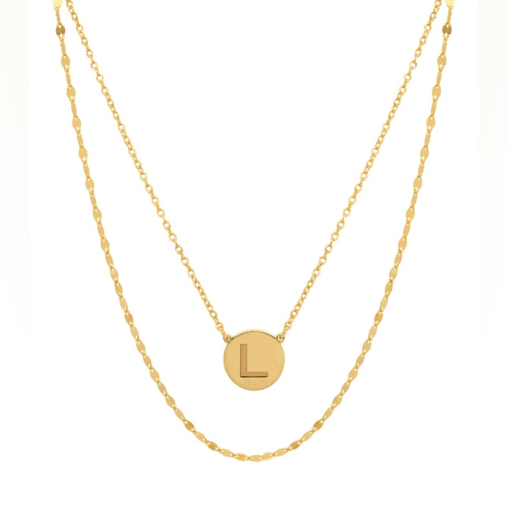 New in box Giani Bernini Beautiful Layered Initial Necklace